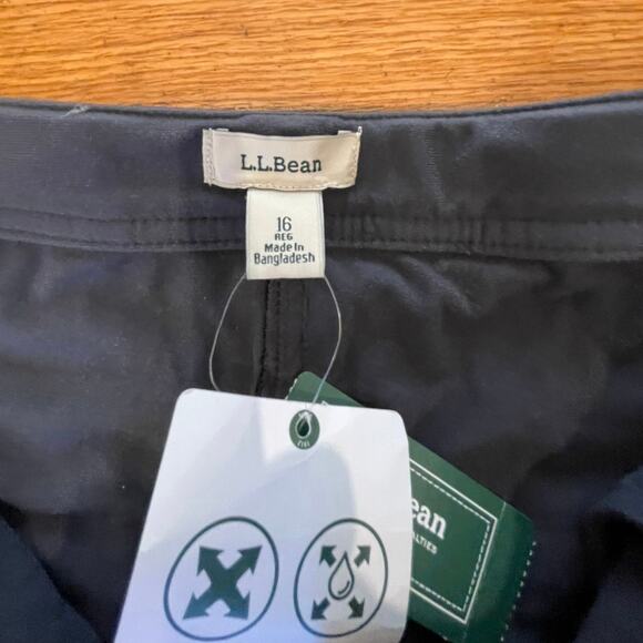 L.L. Bean Women’s Fleece Lined Comfort Trail Bottom Performance Pants Size 16 - Picture 4 of 7